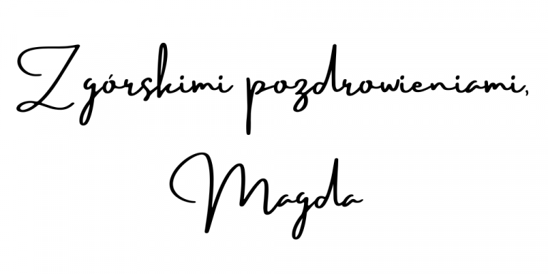 Podpis autorki