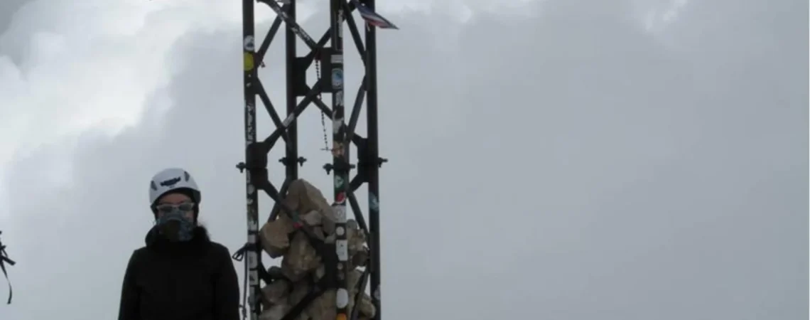 Autorka strony na szczycie Marmolada