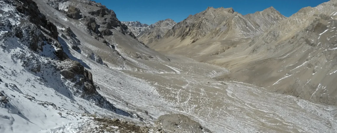 Widoki w drodze na szczyt Aconcagua