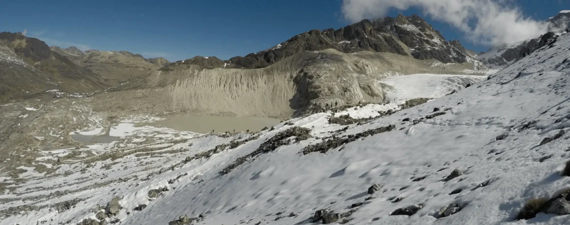 Widoki z podejścia na szczyt Sajama