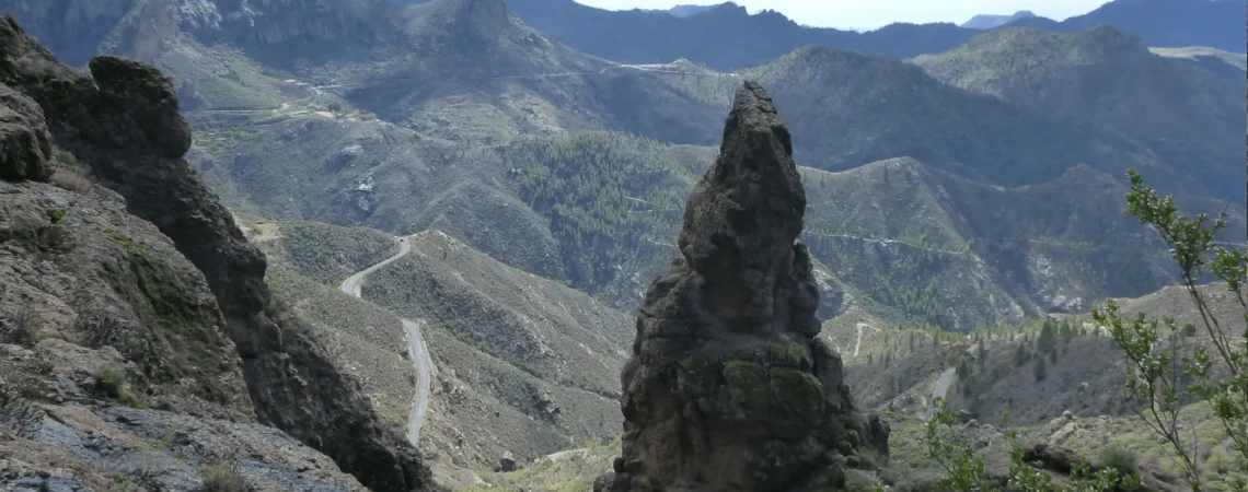 Widok na góry Gran Canarii