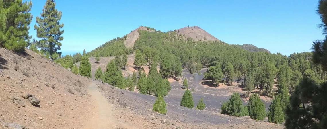 Widoki na wulkanicznej części wyspy La Palma