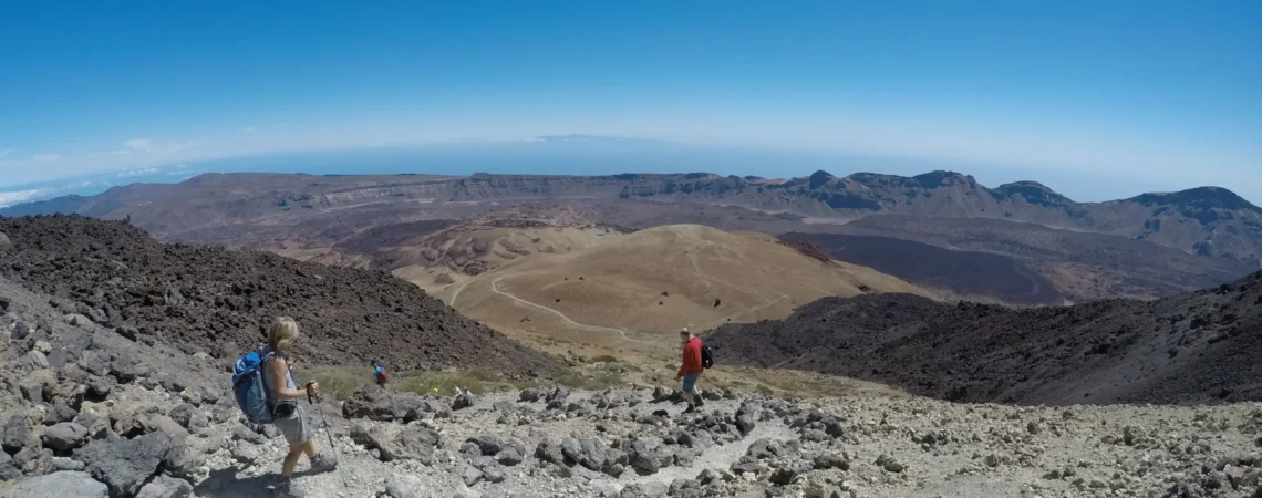 Widoki ze szczytu Pico de Teide